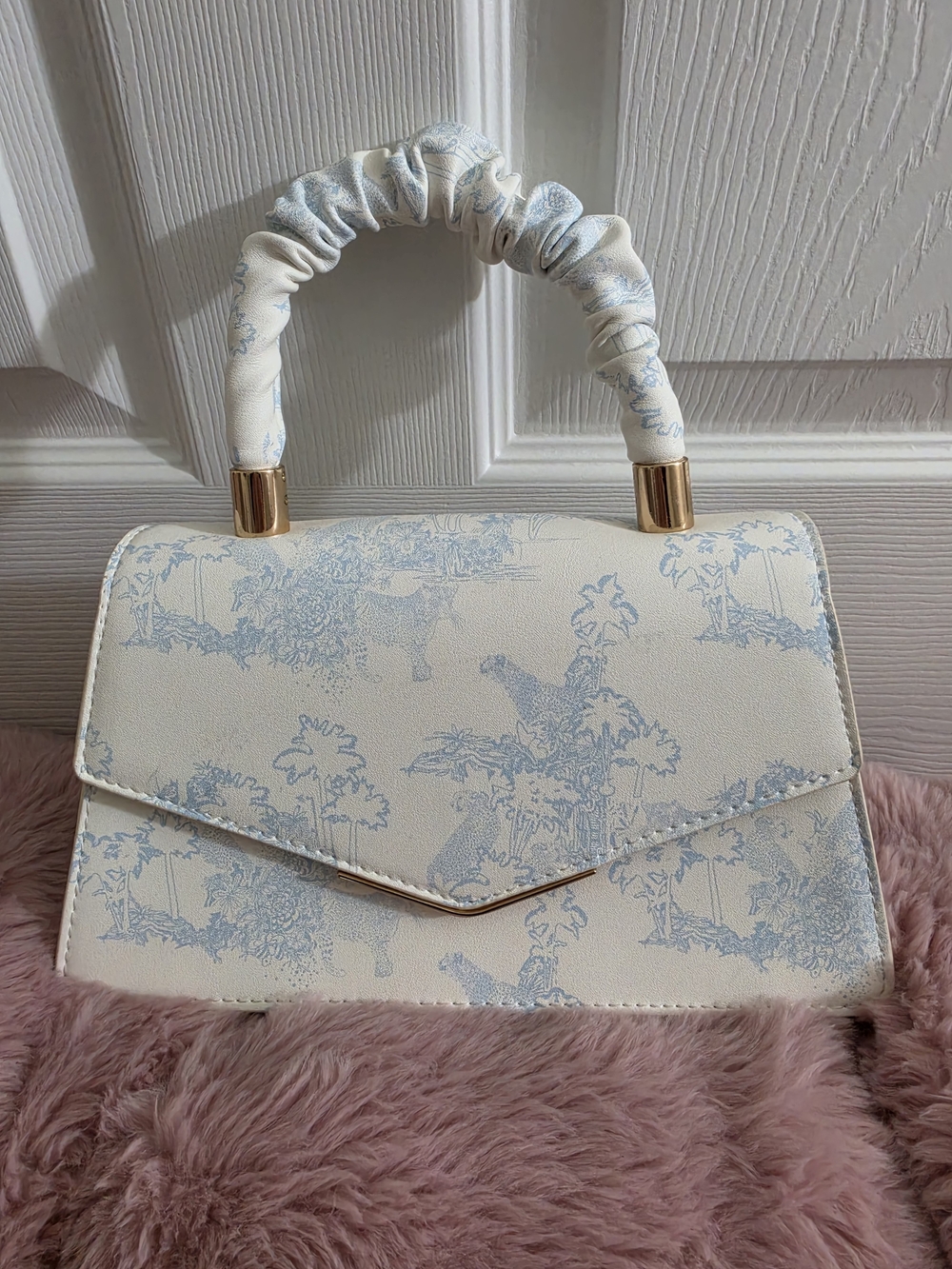 ALDO Floral Top Handle Bag
